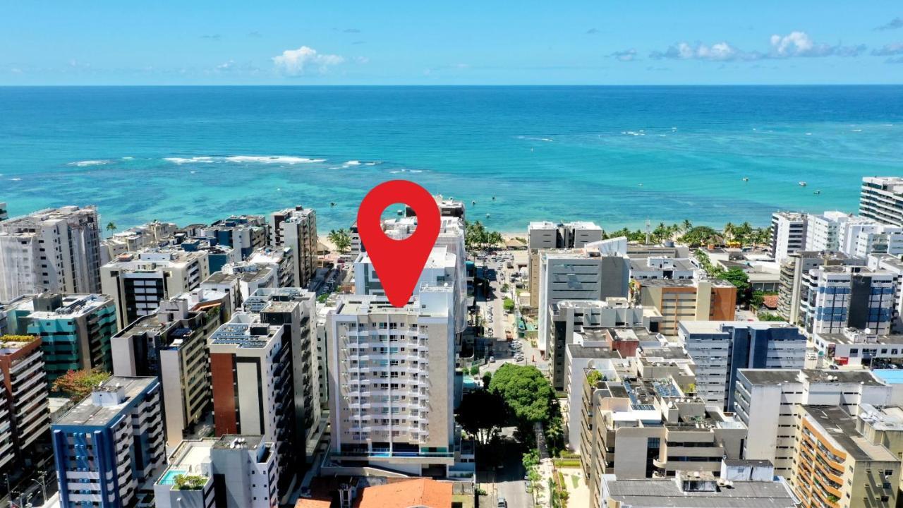 Edf Promenade - Apartamento Com 2 Quartos Climatizados A 150M Da Beira-Mar De Ponta Verde - Piscina, Academia, Sauna, Lavanderia, Home Cine, Churrasqueira, Salao De Jogos, Area Kids Maceió Exterior foto